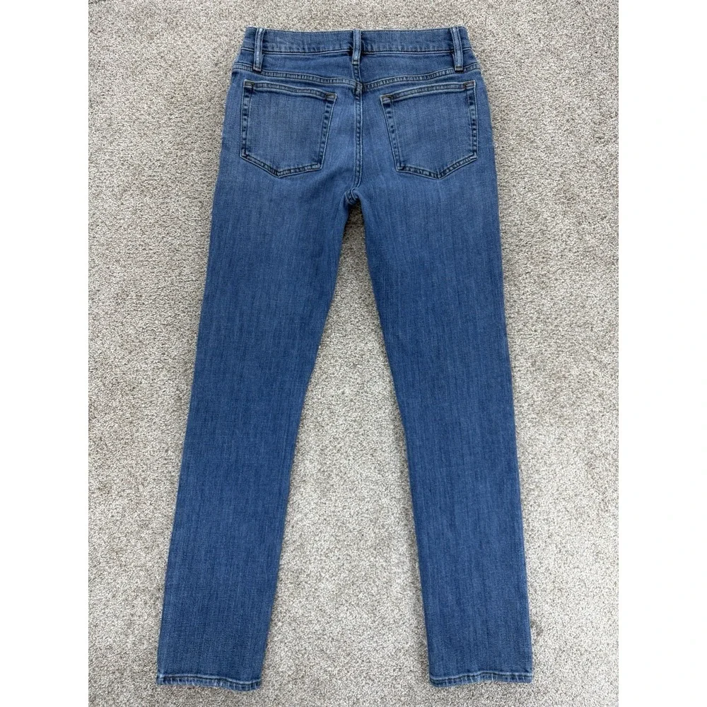 Frame Modern Straight Jeans Mens 29X31 Blue FREETOWN Medium Wash Stretch Denim